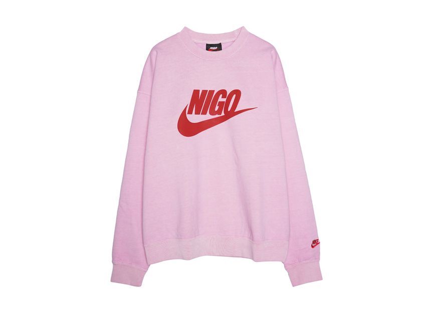 NIGO Nike NRG Crew Fleece Pinkï¼NIGOï¼
