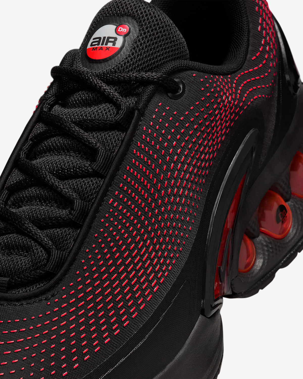 HV5235-002 Nike Air Max DN Essential Bred Black Black Bright Crimson (Men's)