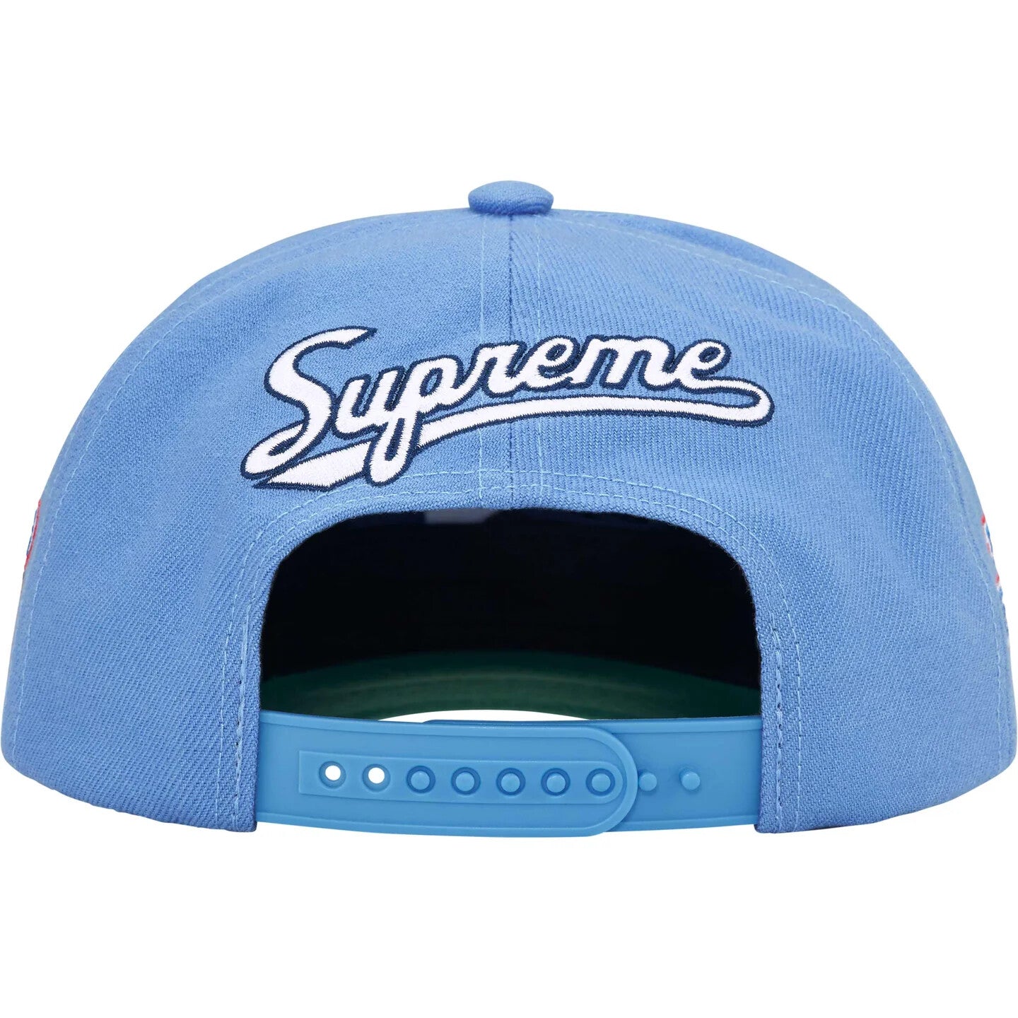 Supreme World Famous S Logo 6-Panel Light Blue