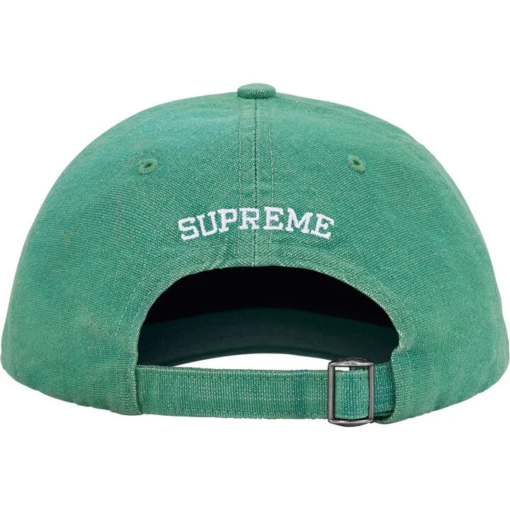 Supreme Cordura Denim S Logo 6-Panel Green