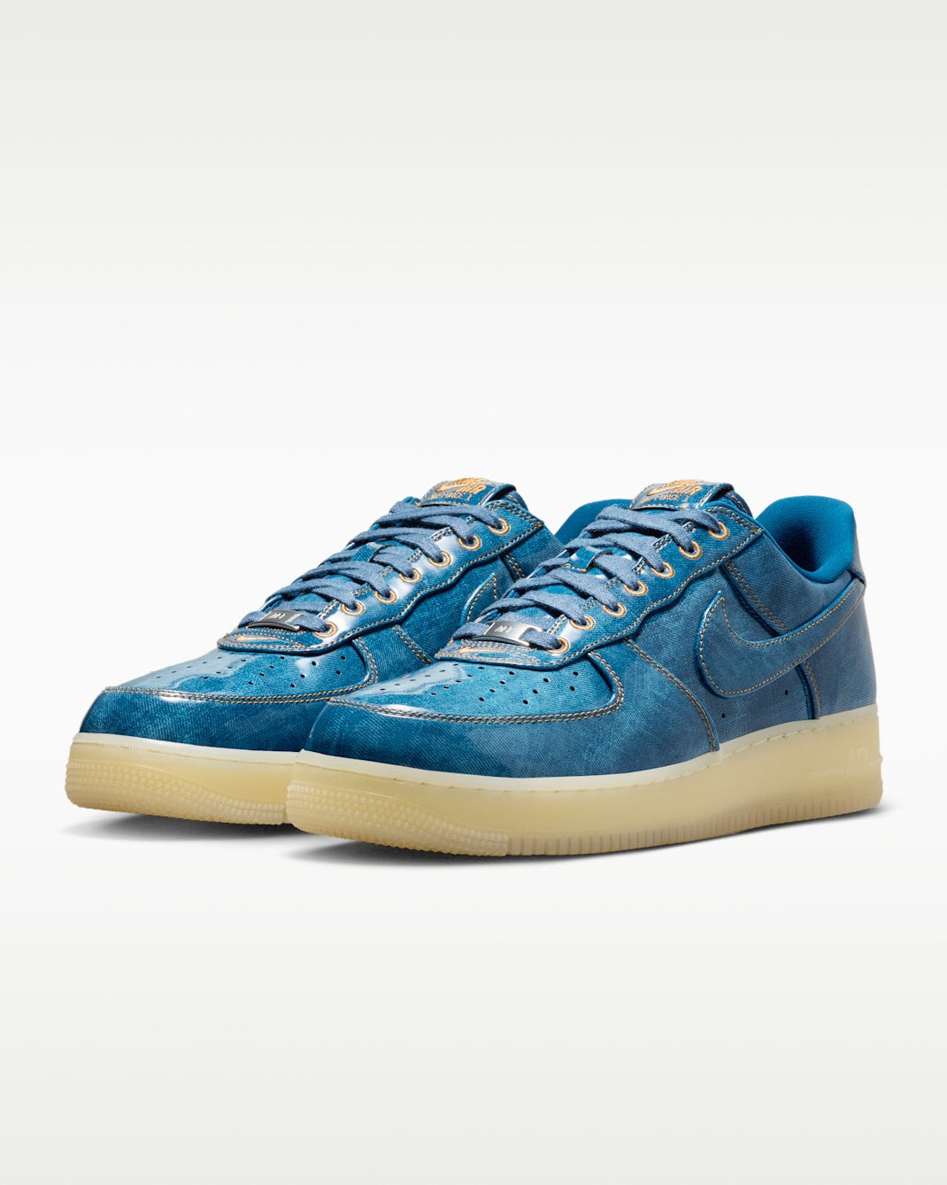 IM5757-400 Nike Air Force 1 Low Retro "Blue/Gum"