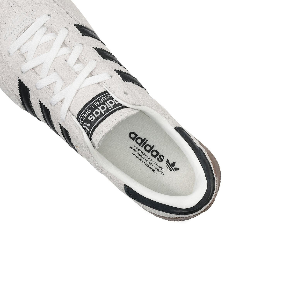 KJ3628 adidas Handball Spezial Lo Pro Core White Core Black Gold (Women's)