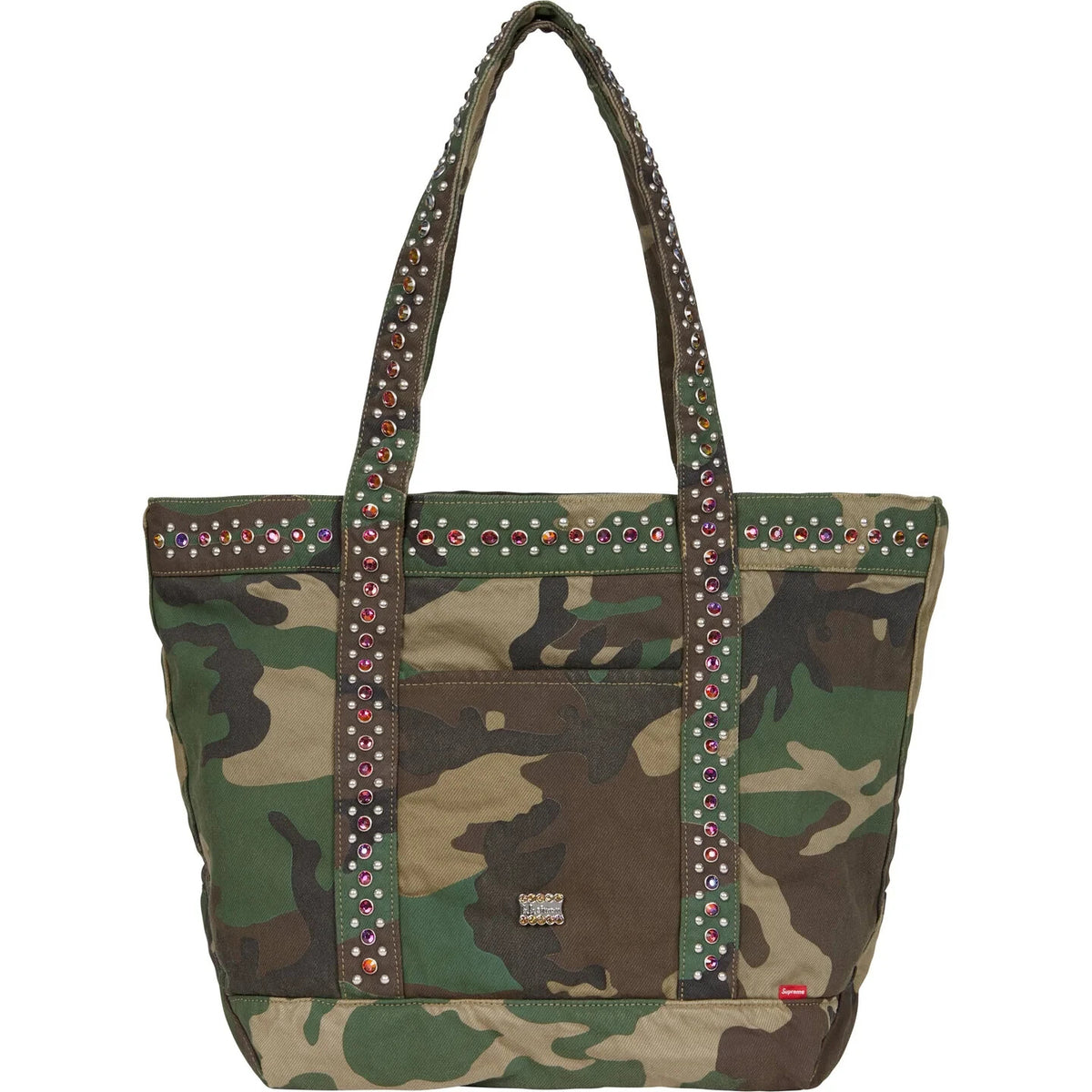 Supreme b.b. Simon Denim Tote Bag Woodland Camo