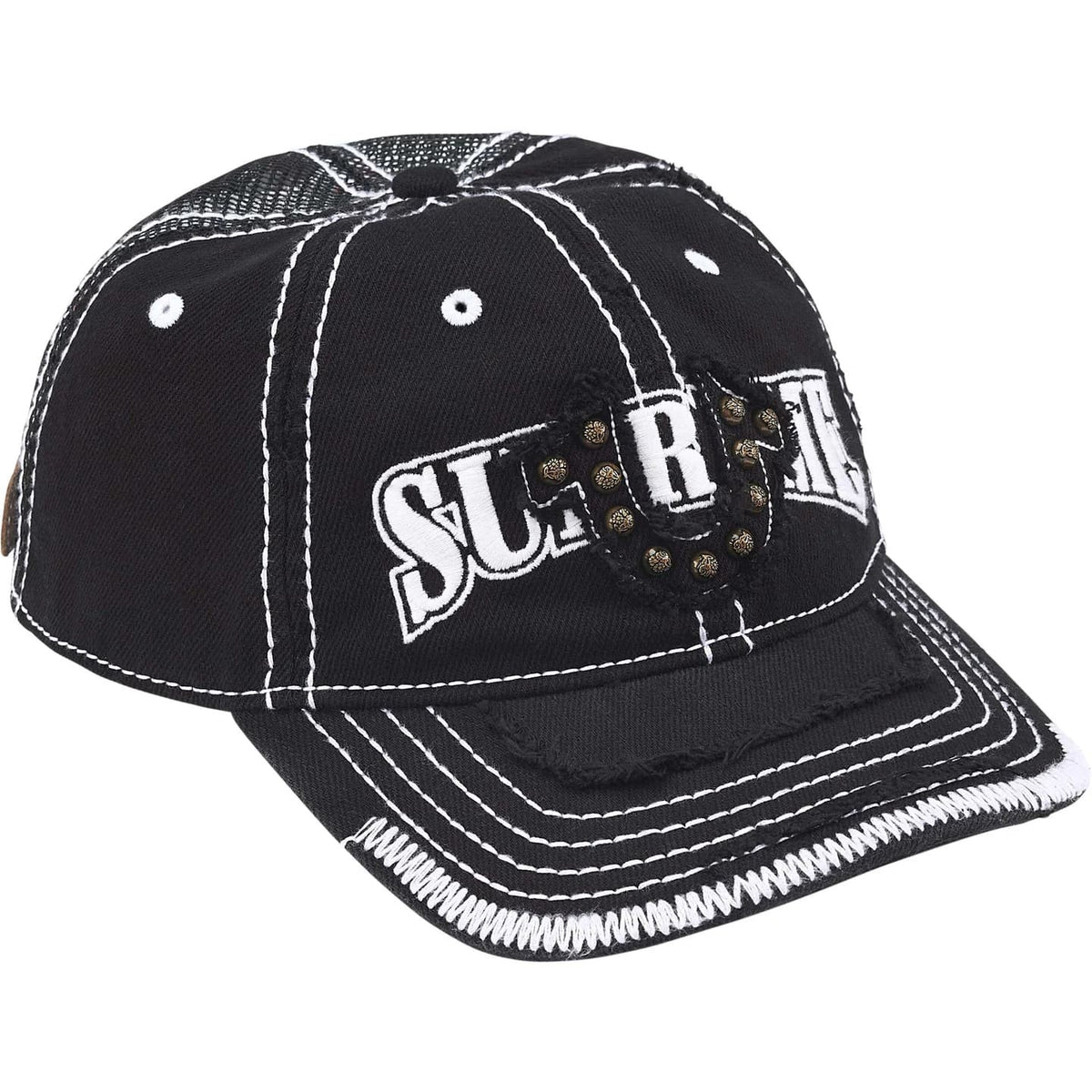 Supreme True Religion Mesh Back 6-Panel Black