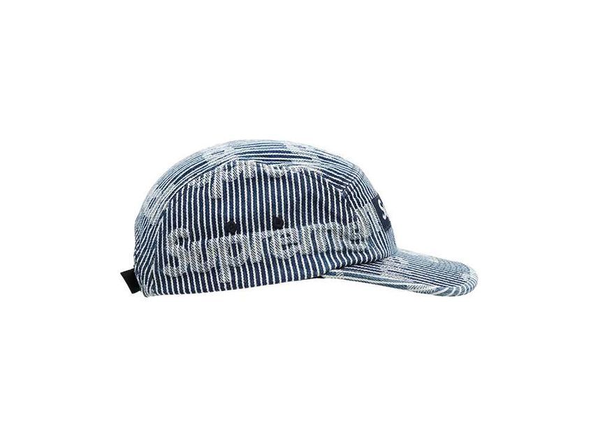 Supreme Denim Camp Cap Stripe (24SS)