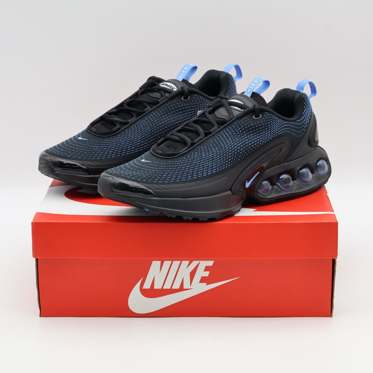 IH4463-001  Nike Air Max DN Black Wolf Grey University Blue (Men's)