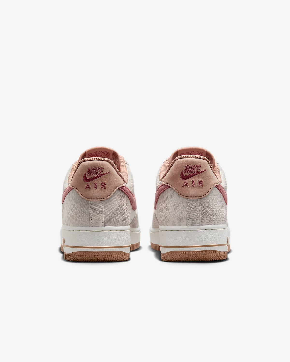 HF2898-100 Nike Air Force 1 Low Pink Snakeskin (Men's)