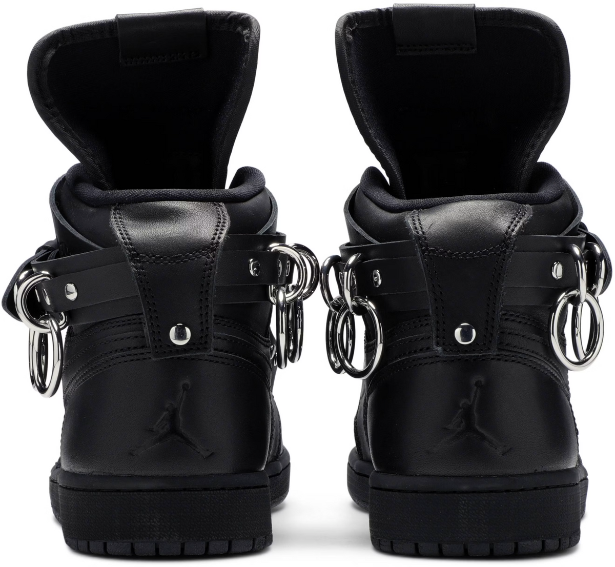 CN5738-001 COMME des GARCONS Ã Nike Air Jordan 1 High "Black" (Men's)