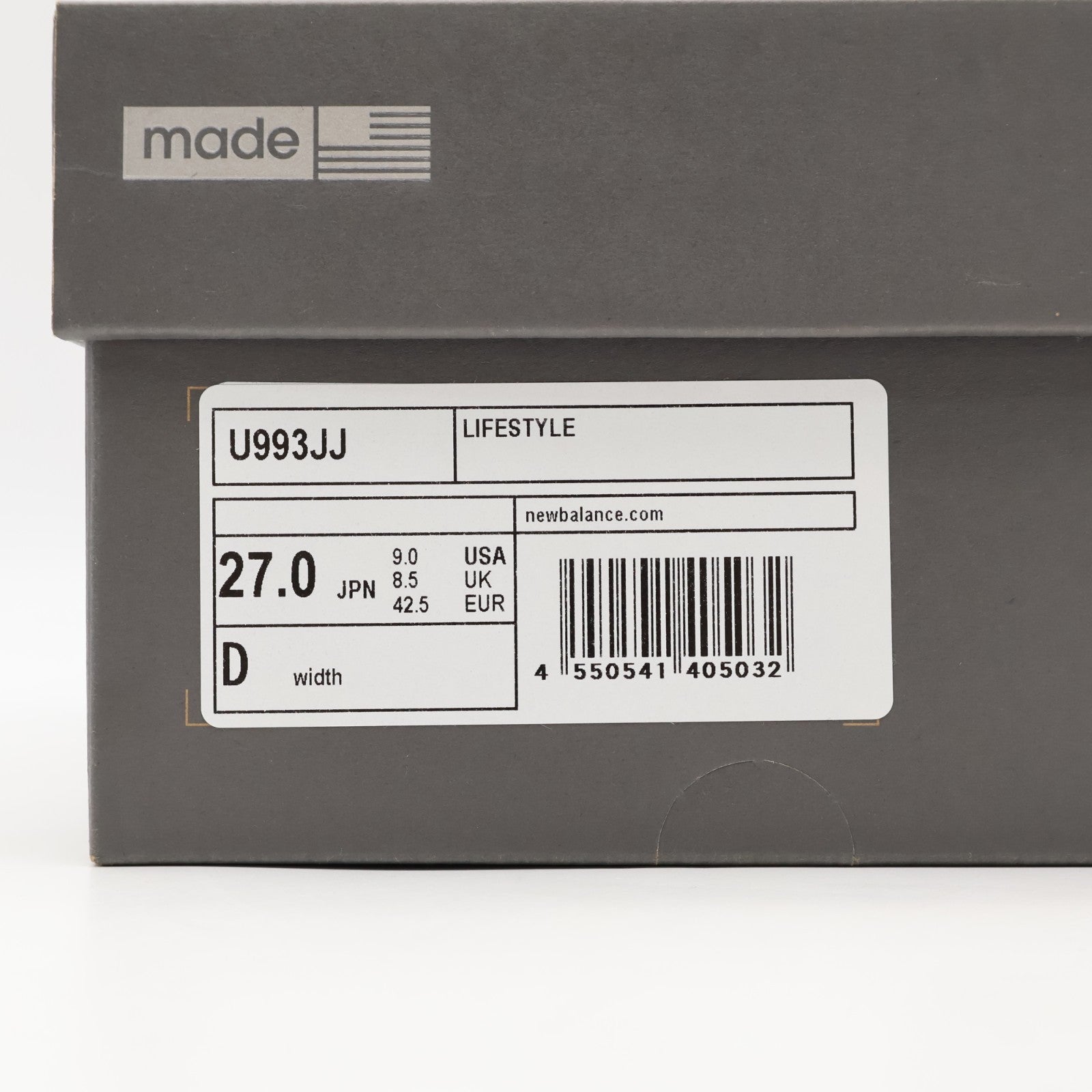 U993JJ JJJJound New Balance 993 Mushroom White (Men's)