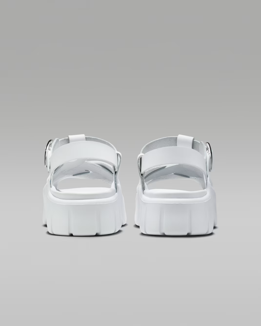 IB8841-100 Nike Jordan Willow Sandal White/Metallic Silver (Women's)