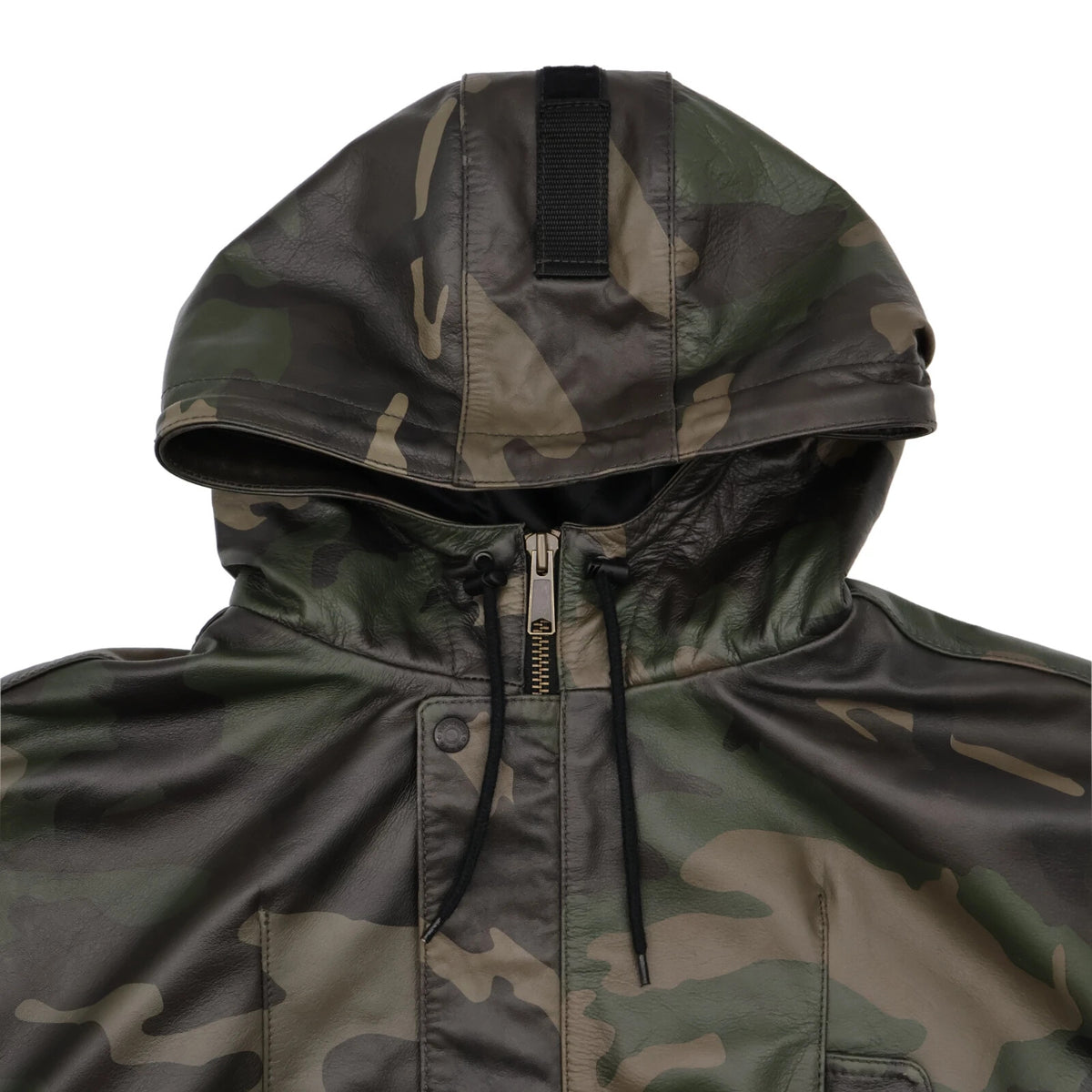 Supreme Marithe Francois Girbaud Hooded Leather Flight Bomber Jacket Camo