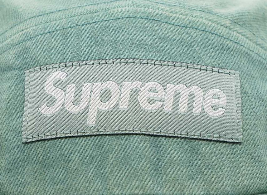 Supreme Denim Camp Cap Mint (24SS)