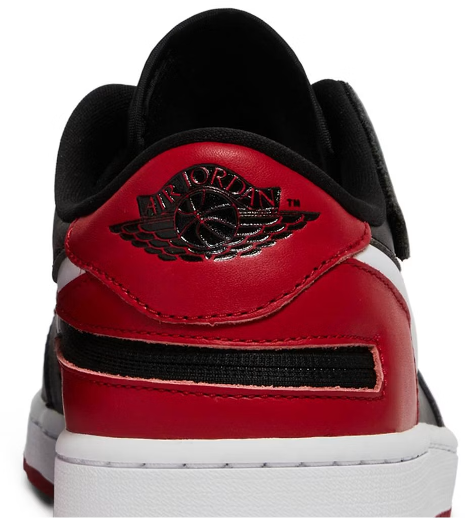 DM1206-066 Nike Air Jordan 1 Low Flyease "Black/White/Gym Red" (Men's)