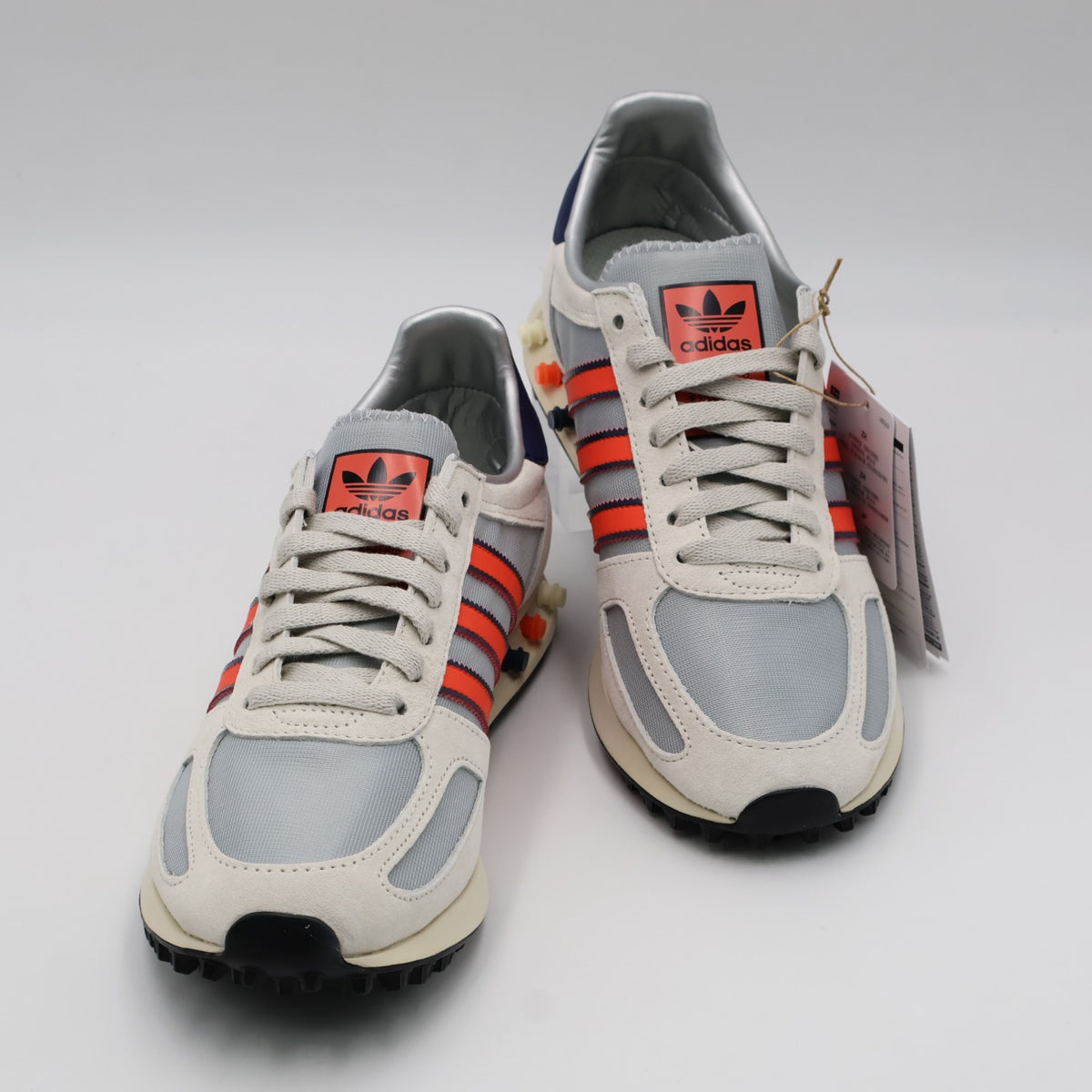 IH1651 adidas LA Trainer OG Silver Metallic Supplier Colour Dark Blue (Men's)