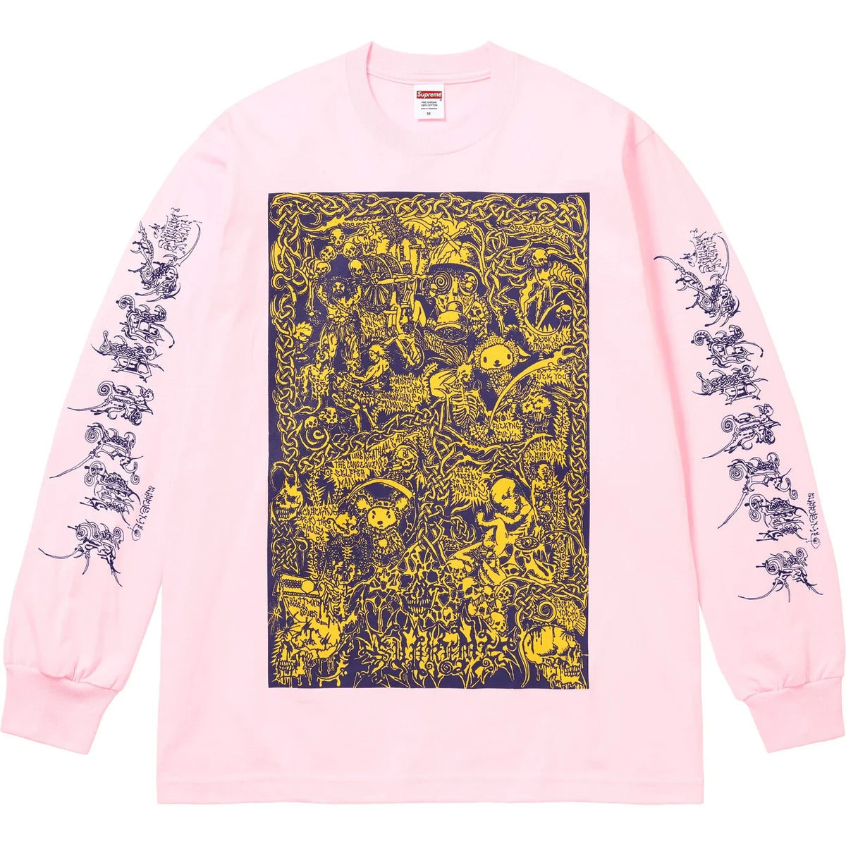 Supreme Wombat L/S Tee Light Pink