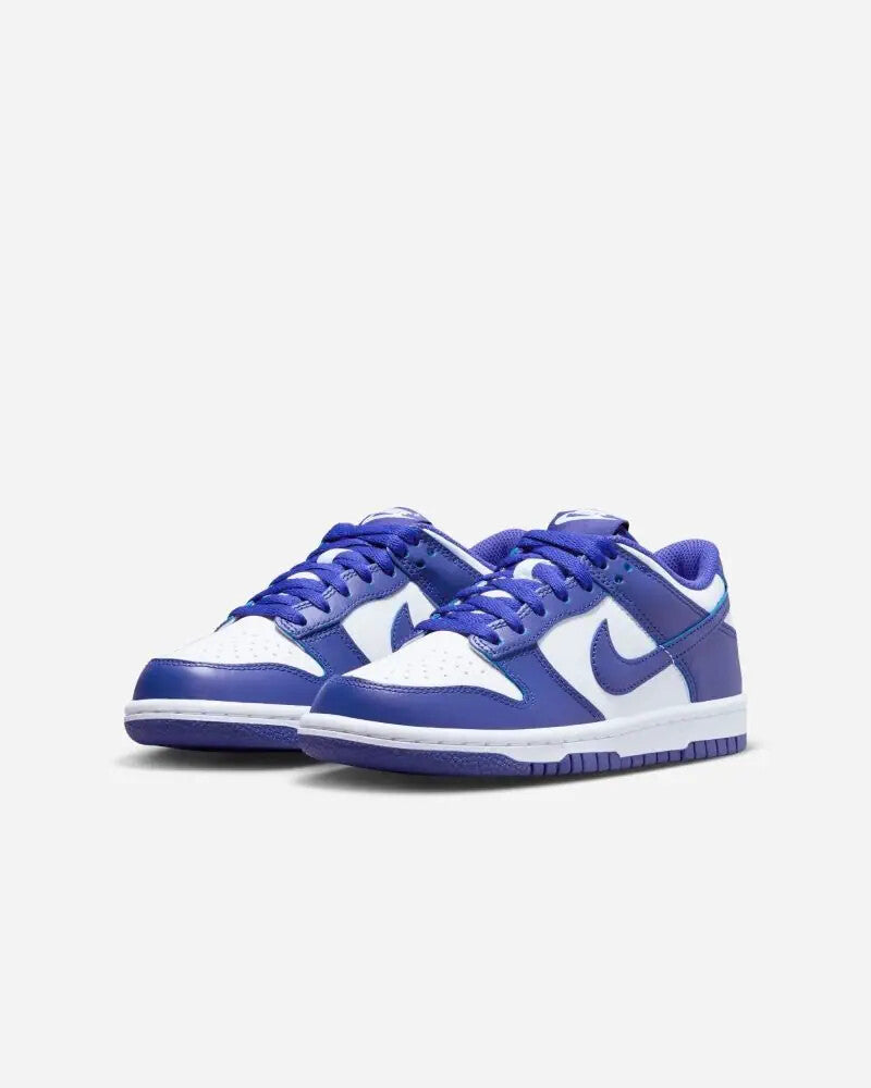 FB9109-106 Nike GS Dunk Low White University Red Concord