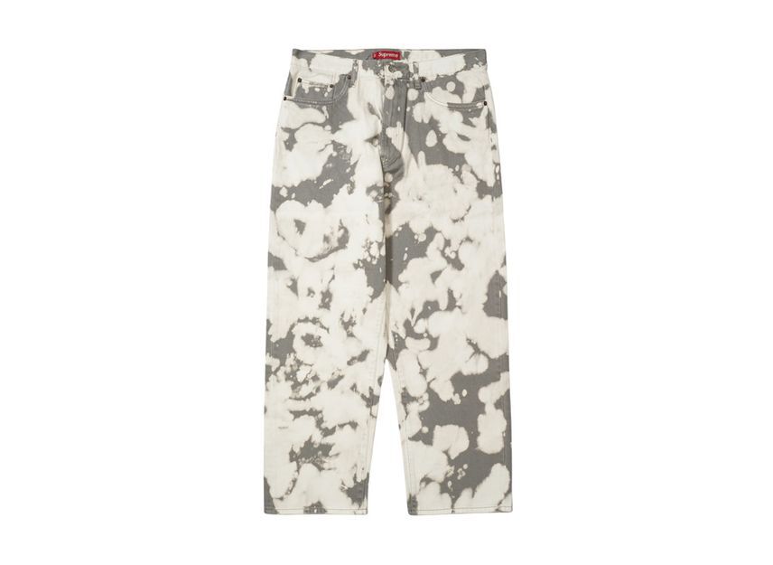 Supreme Baggy Jean Bleached