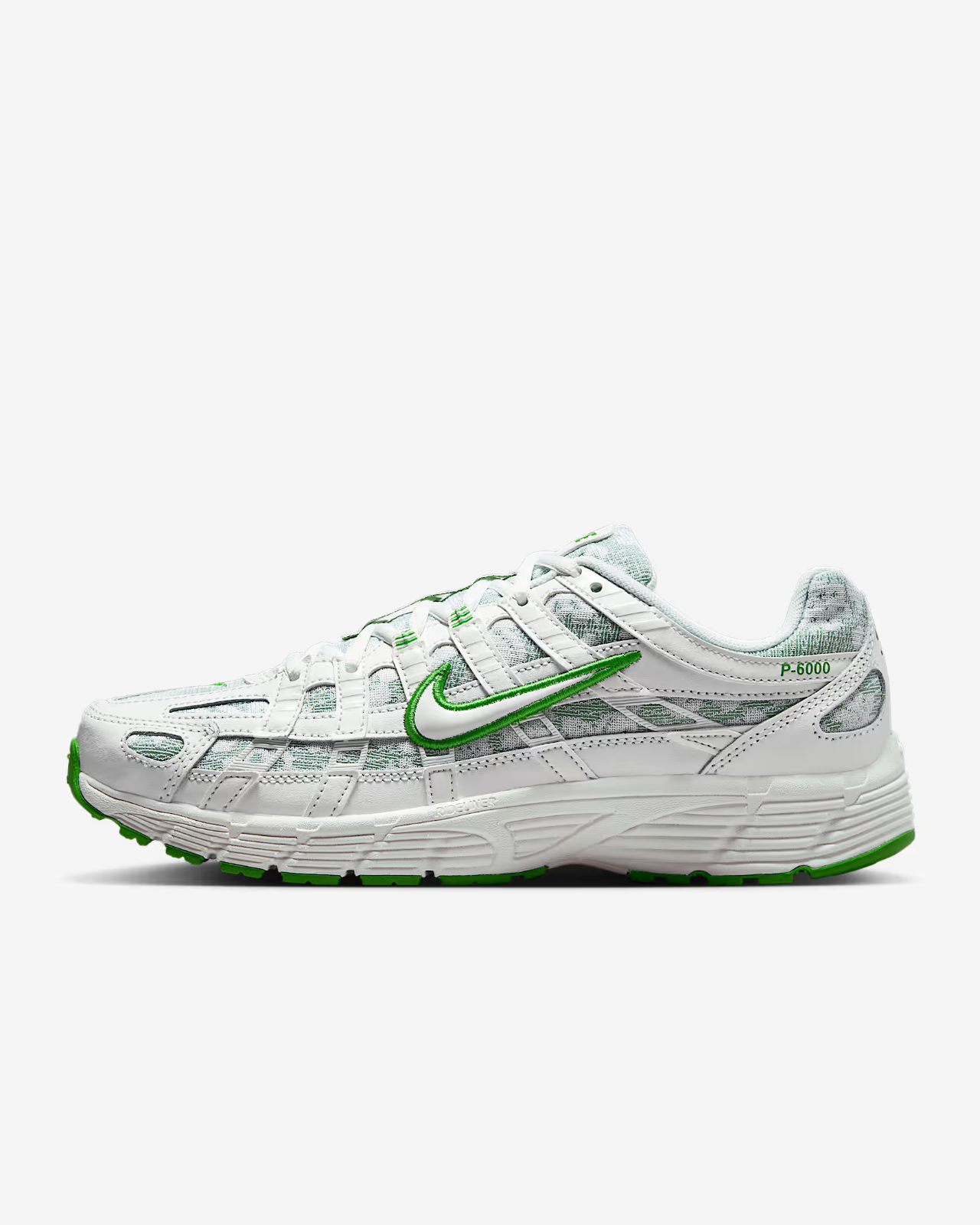 IH4482-100 Nike P-6000 Shoes Summit White Kelly Green Summit White (Women's)