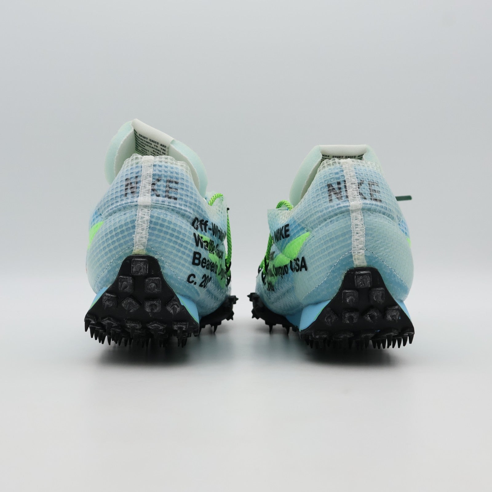CD8180-400 Off-White Ã Nike Waffle Racer Vivid Sky  (Women's)