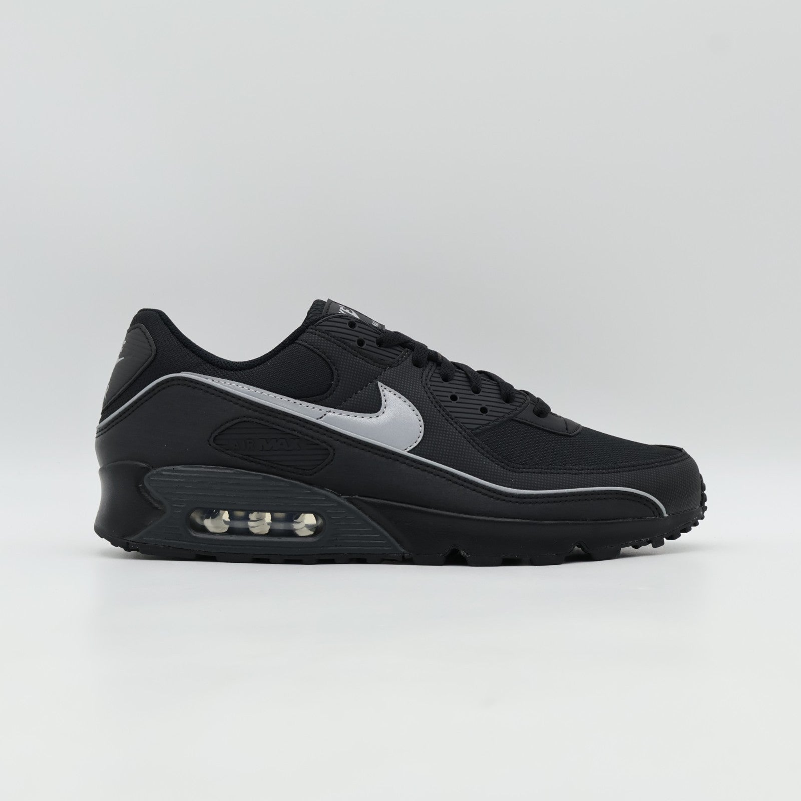 HV4517-002 Nike Air Max 90 Black Reflective (Men's)