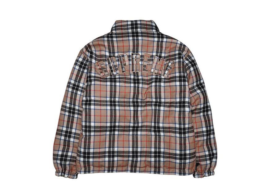 Supreme Reversible Puffer Jacket Yellow