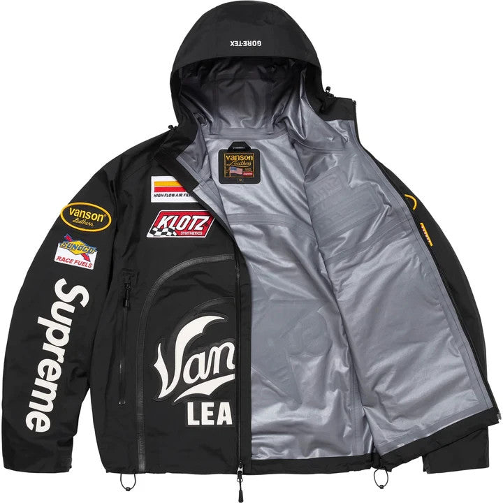 Supreme Vanson Leathers GORE-TEX Shell Jacket Black