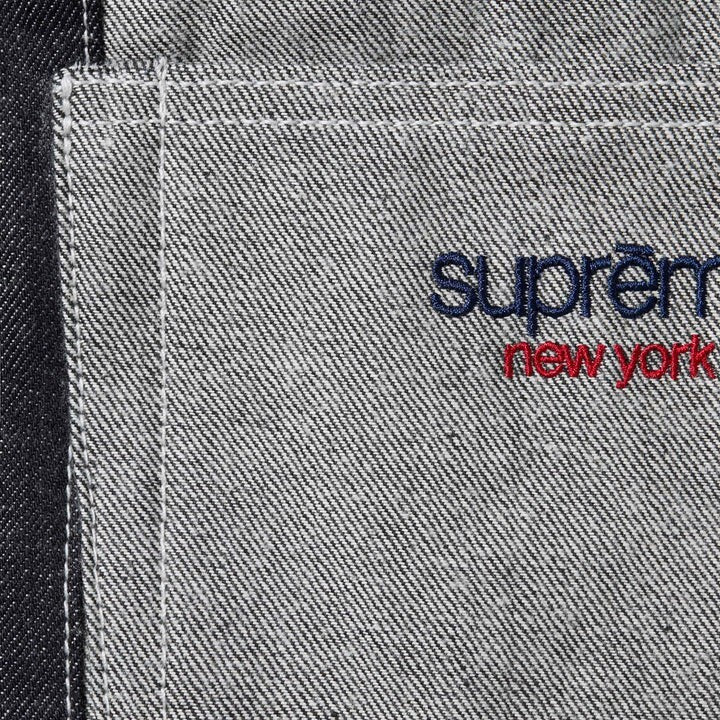 Supreme Paneled Stripe Baggy Jean Rigid Indigo