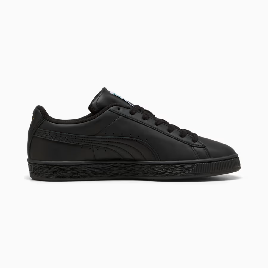 408467-02 Puma Suede "PUMA Black/Archive Green" (Men's)