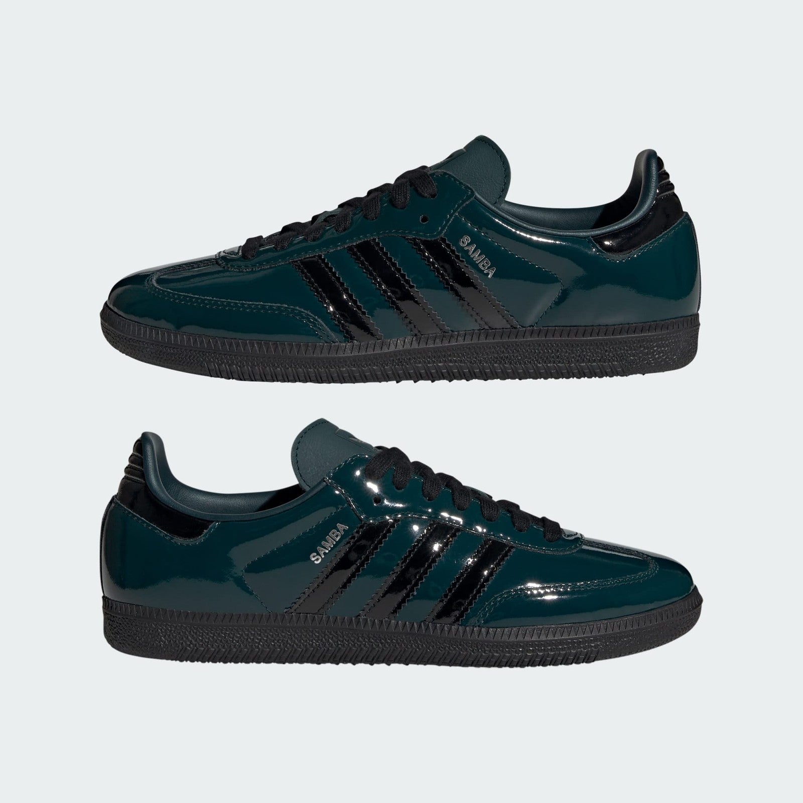 JR8750 adidas Originals Samba OG Patent Leather Aurora Ivy (Women's)