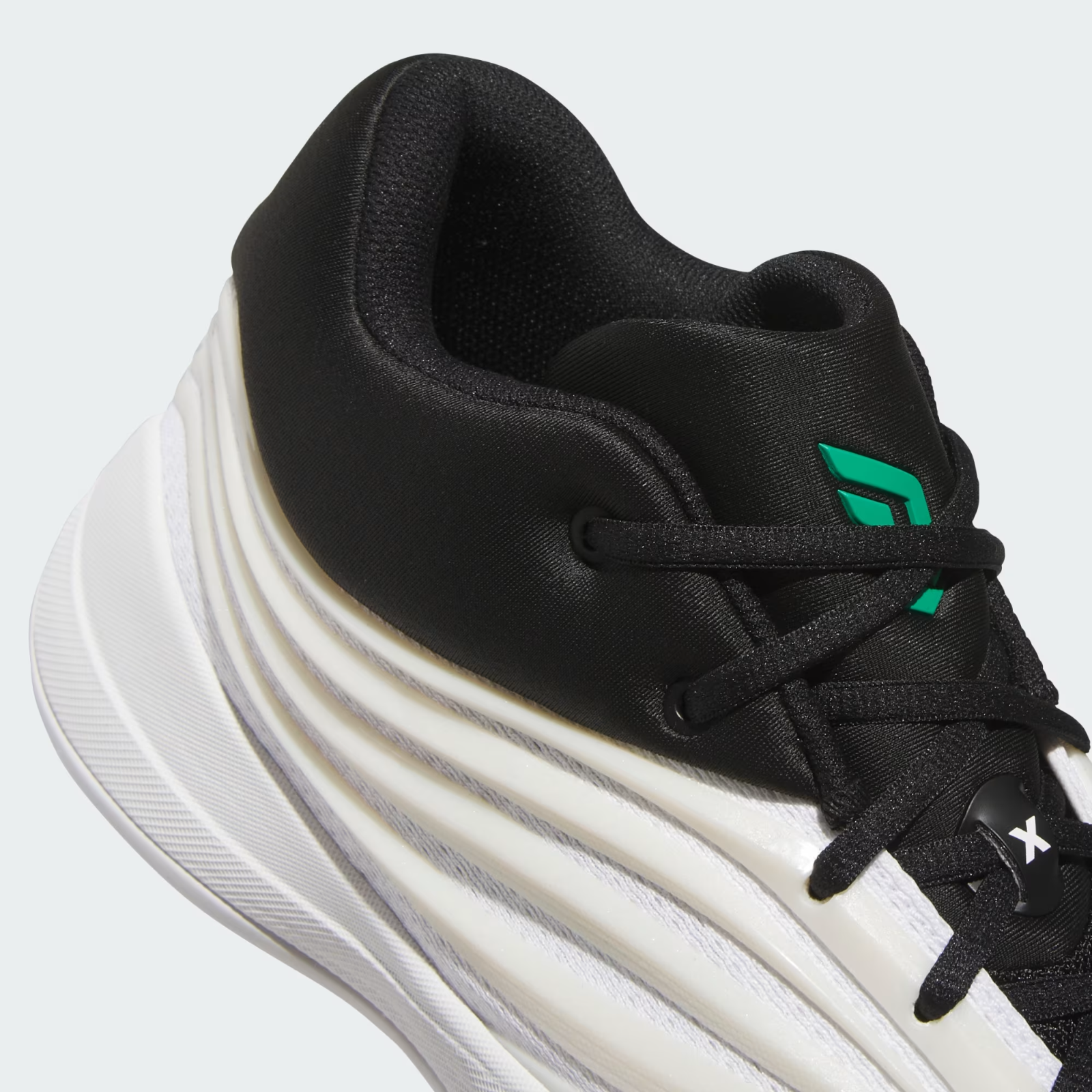 JP6089 adidas Dame 10 Zero Metalic Core Black Court Green (Men's)