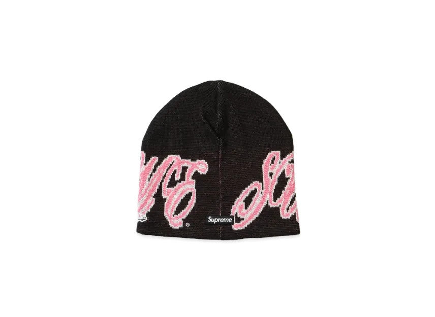Supreme New Era Cursive Beanie "Dark Navy"