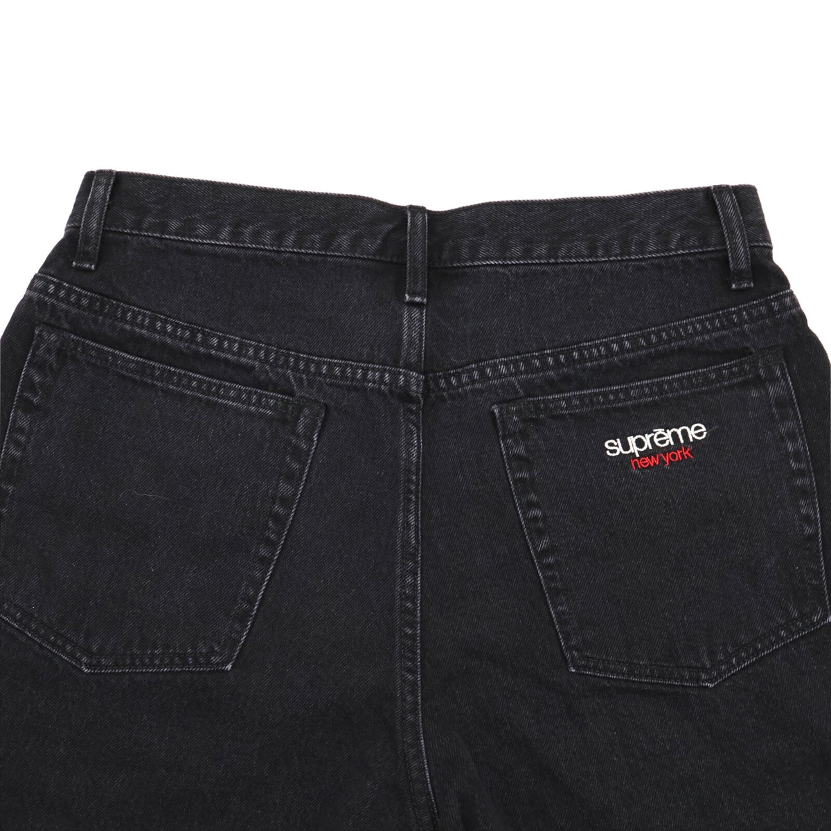 Supreme Baggy Denim Short Black