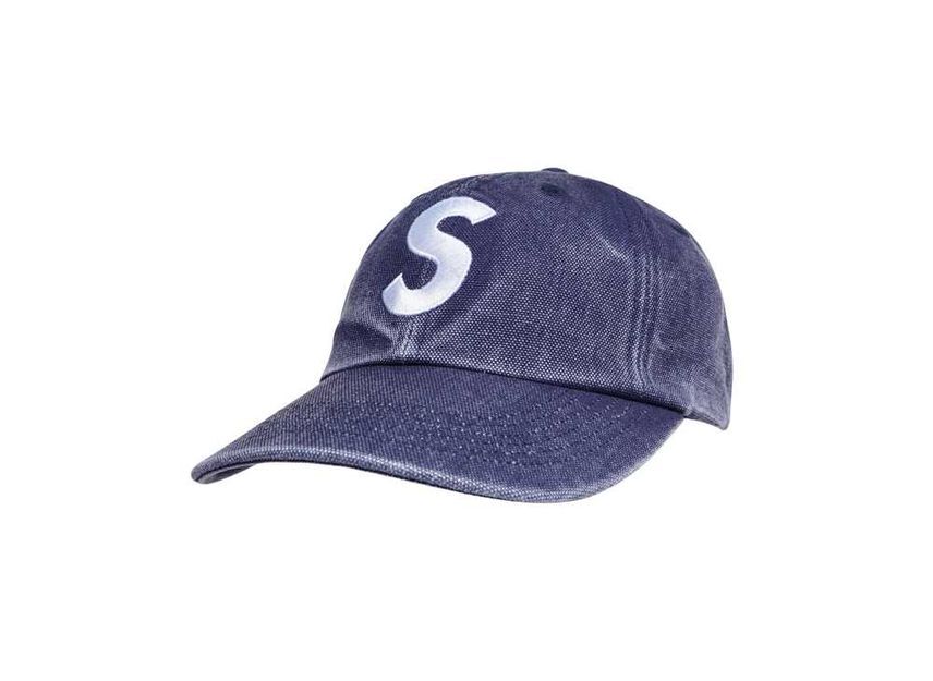Supreme Pigment S Logo 6-Panel Navy