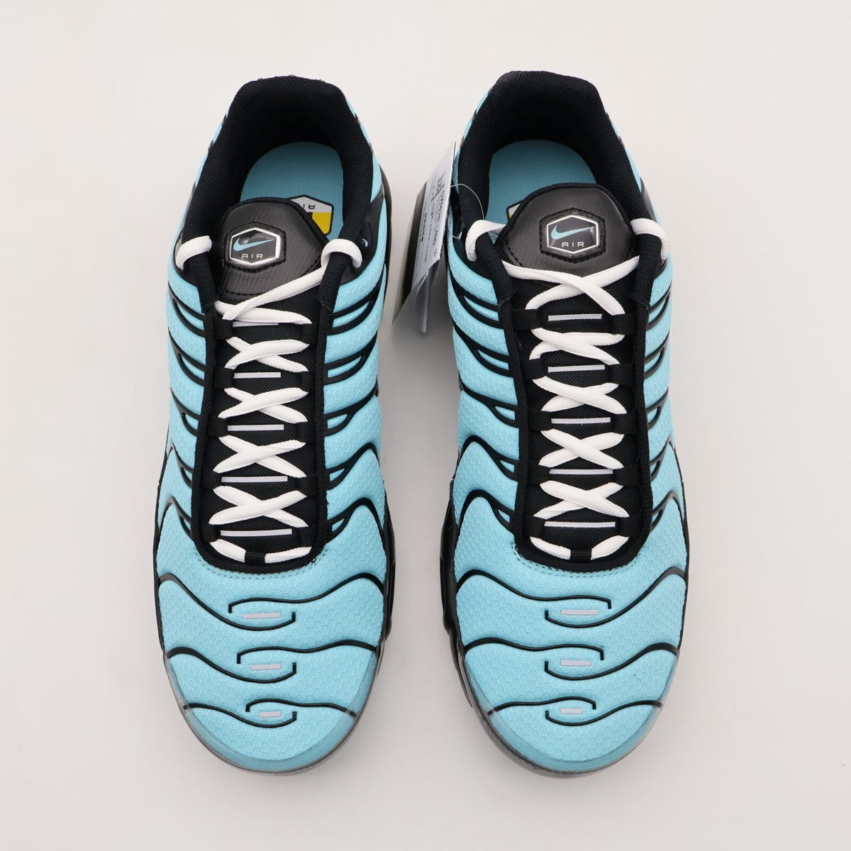 CV8838-400 Nike Air Max Plus Aqua Black White Metallic Silver (Men's)