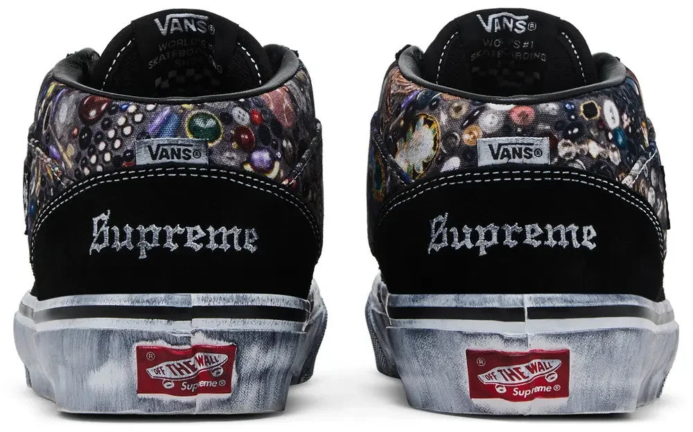 VN00112HBLU Supreme Ã Mike Kelley Ã Vans Half Cab "Black" (26SS Week8)