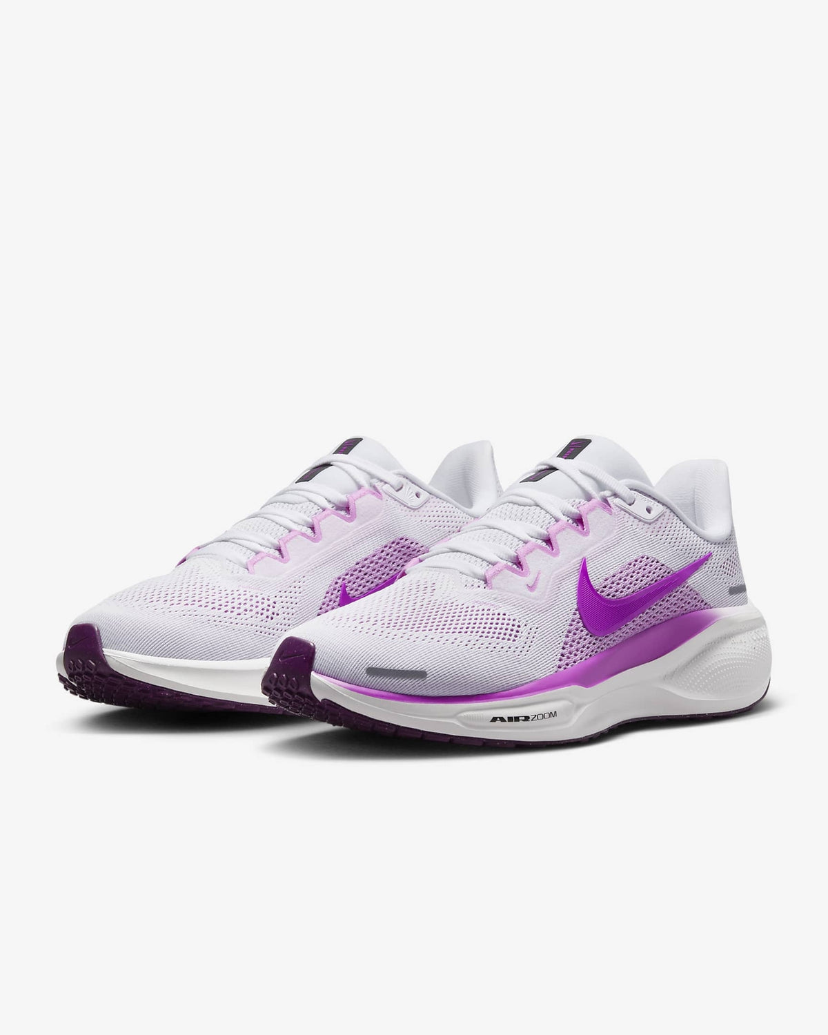 FD2723-103 Nike Women's Pegasus 41 White Black Beyond Pink Hyper Violet (Women's