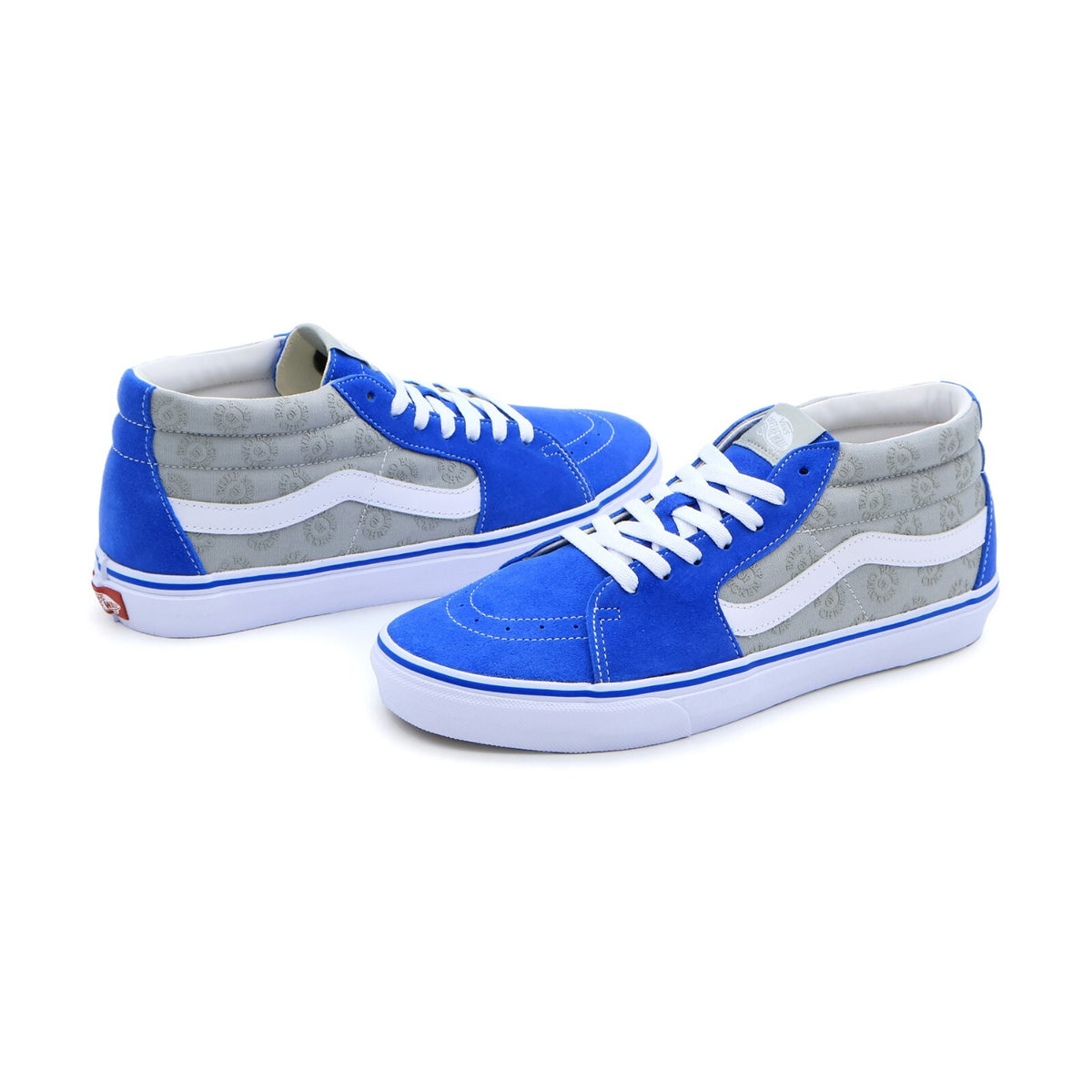 662991-0001 BUMP OF CHICKEN Vans Sk8-Mid Navy Light Gray White (Men's)