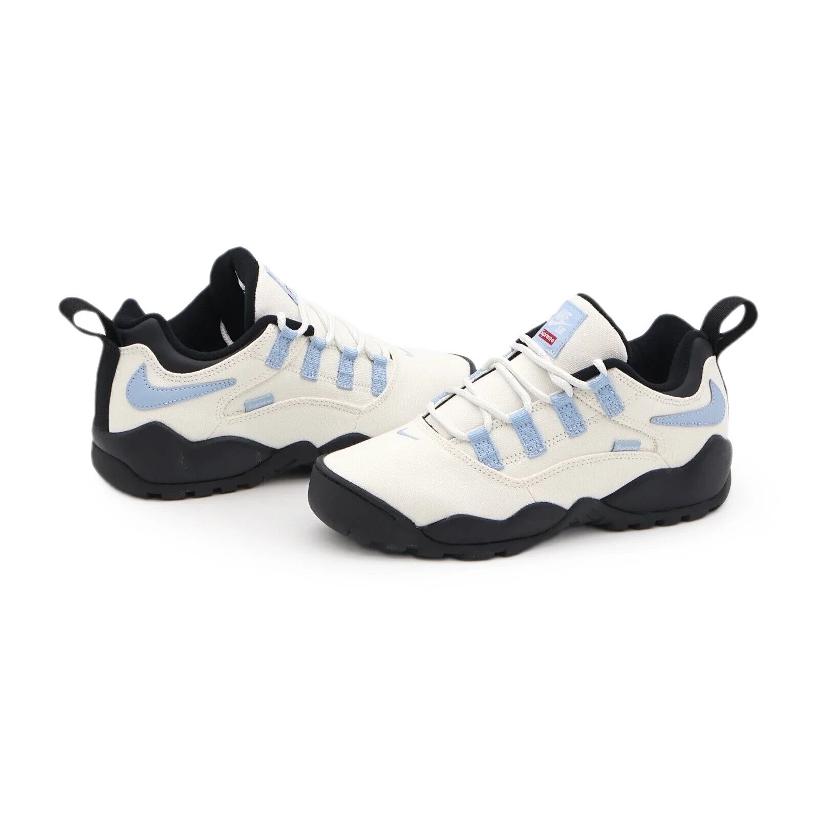 FQ3000-100 Supreme Nike SB Darwin Low White Sail Boarder Blue Black (Men's)