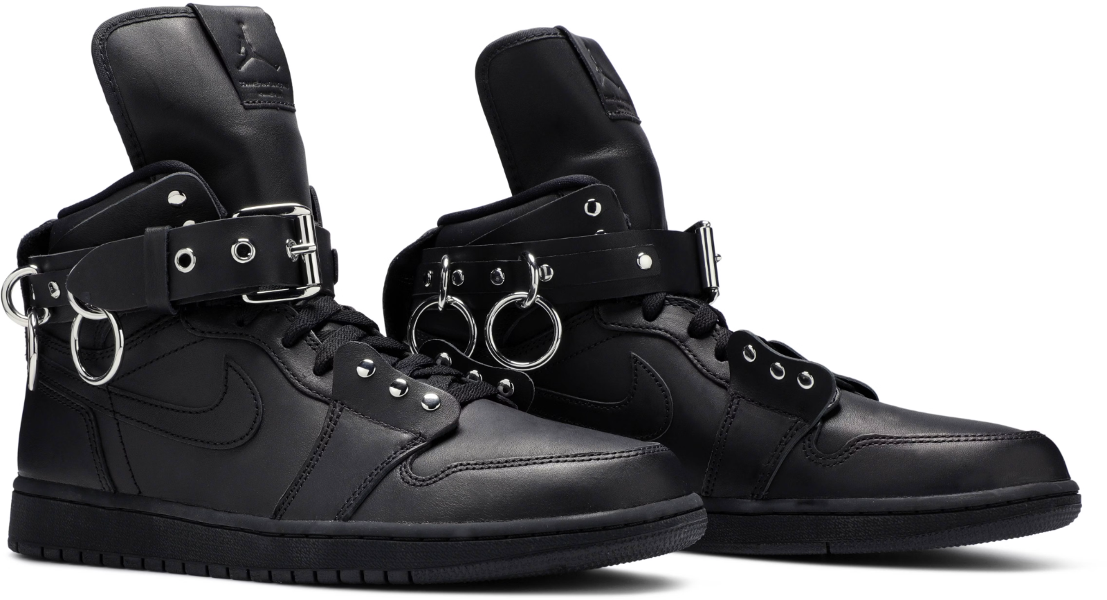 CN5738-001 COMME des GARCONS Ã Nike Air Jordan 1 High "Black" (Men's)