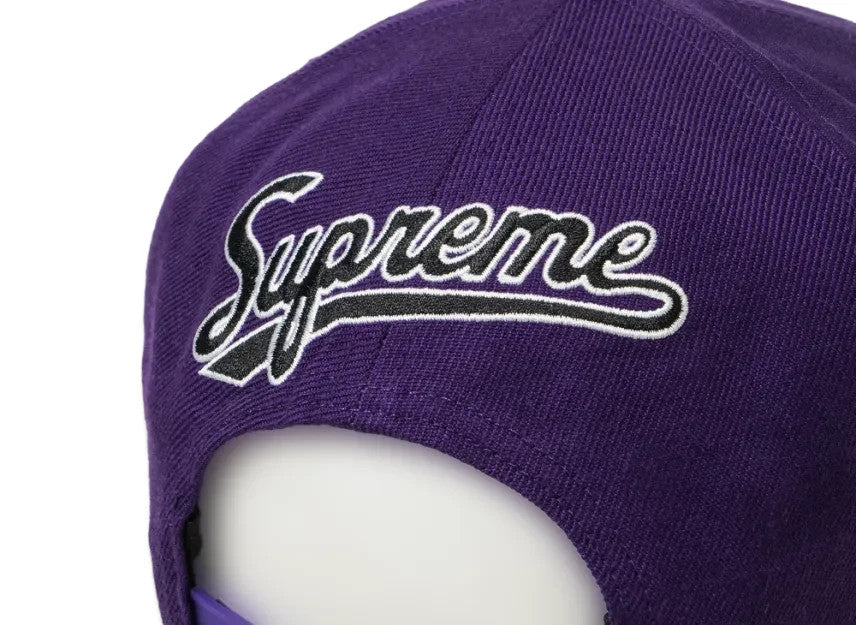 Supreme World Famous S Logo 6-Panel (26SS) "Purple"