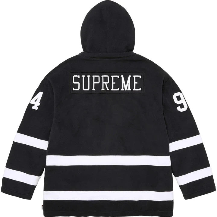 Supreme Polartec Hooded Hockey Jersey Black