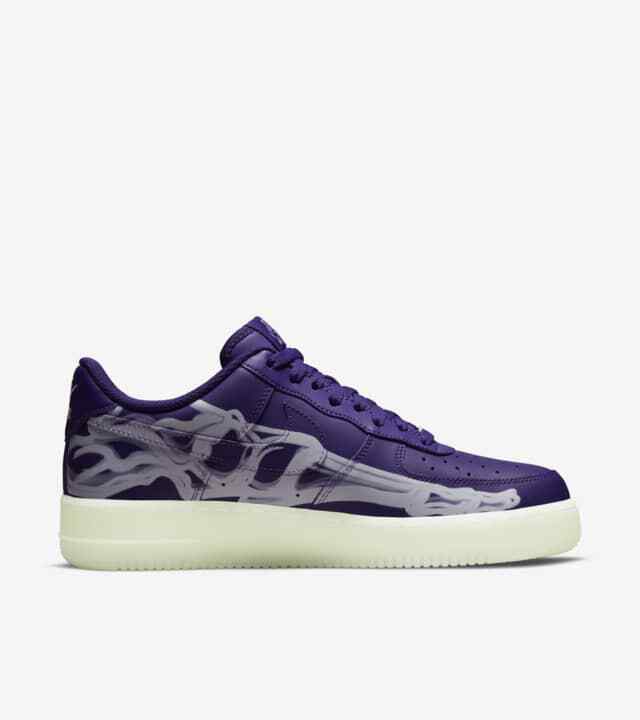 CU8067-500 Nike Air Force 1 Purple Skeleton (Men's)