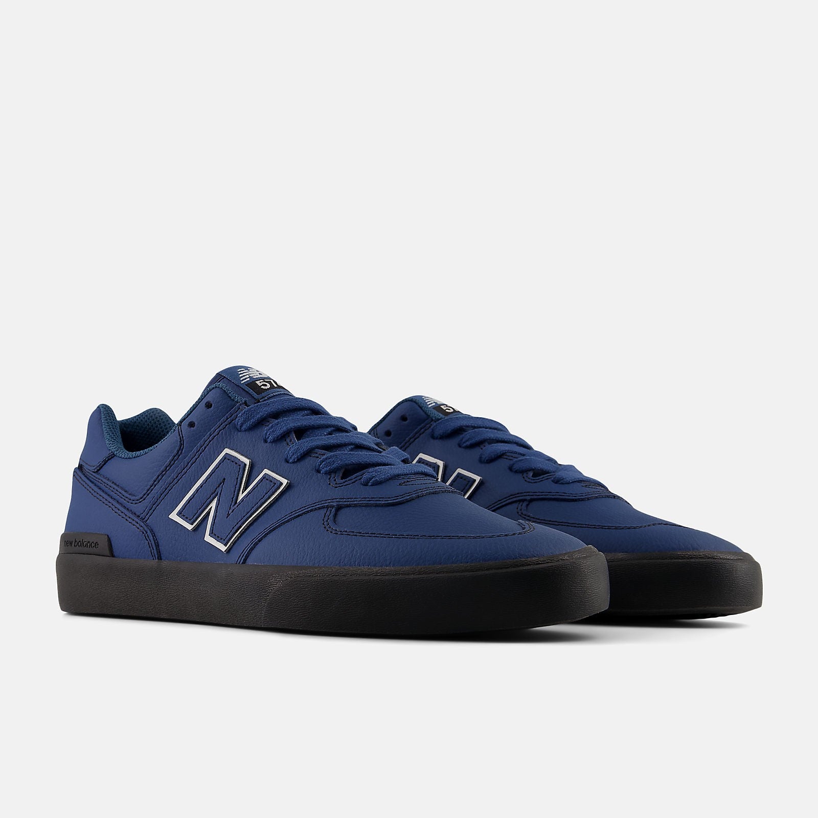 UN574VEB New Balance NB Numeric 574 Vulc Dark Shoreline Blue Black (Men's)