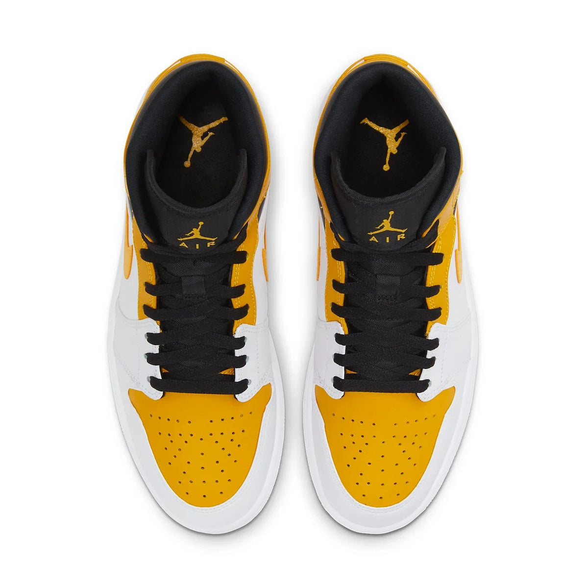 554724-170 Nike Air Jordan 1 Mid University Gold (Men's)