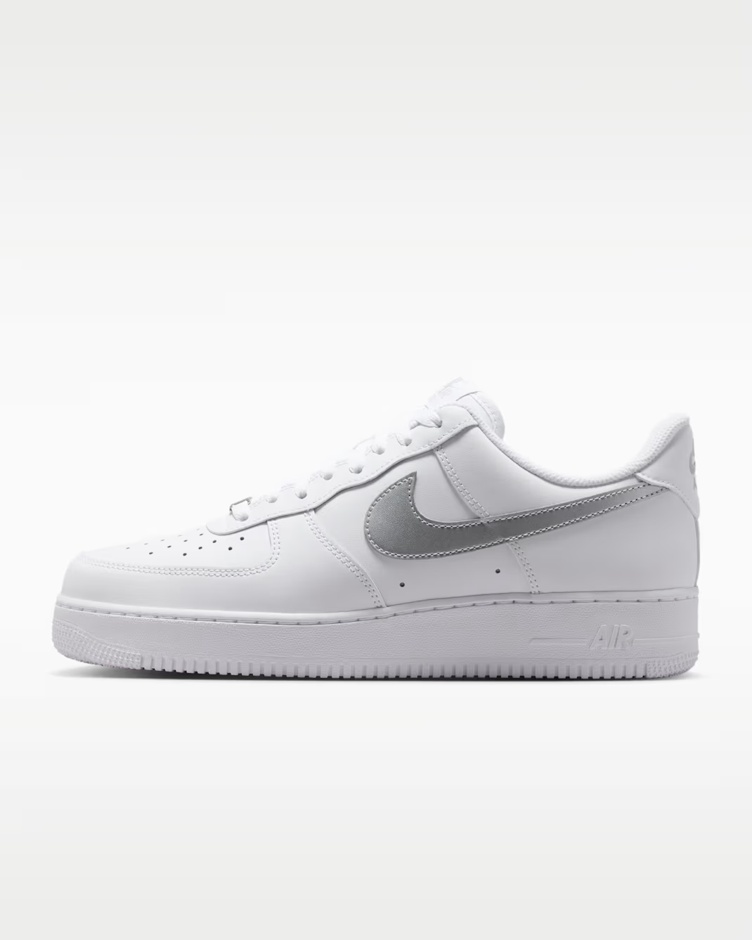 FJ4146-134 Nike Air Force 1 Low '07 "White/Metallic Silver" (Men's)