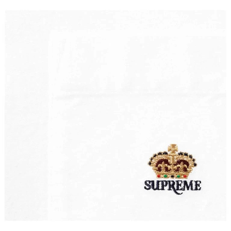 Supreme Loose Fit Flannel Oxford Shirt White (26FW)