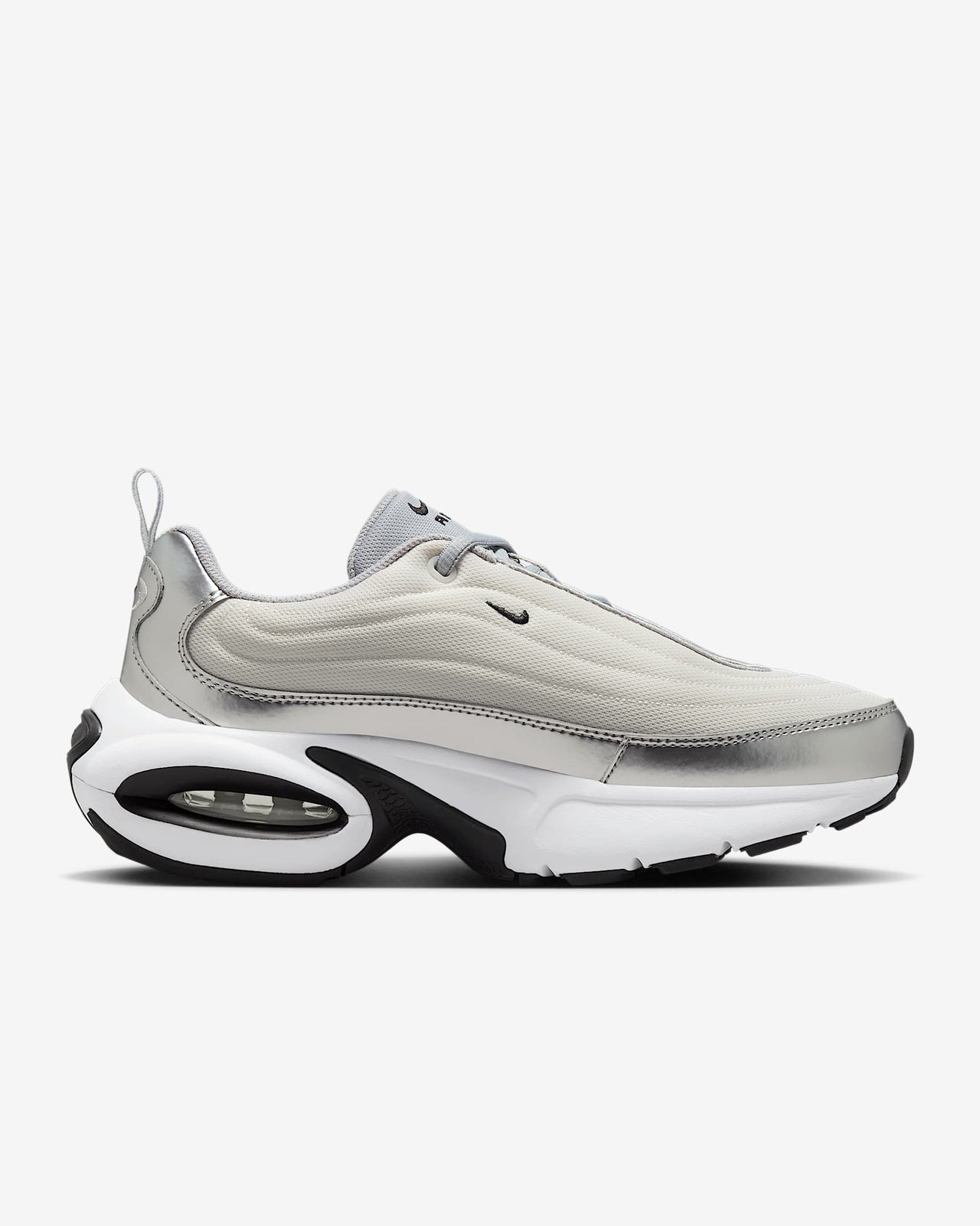 HM0256-001 Nike Air Max Portal SE Metallic Silver Phantom White Black (Women's)