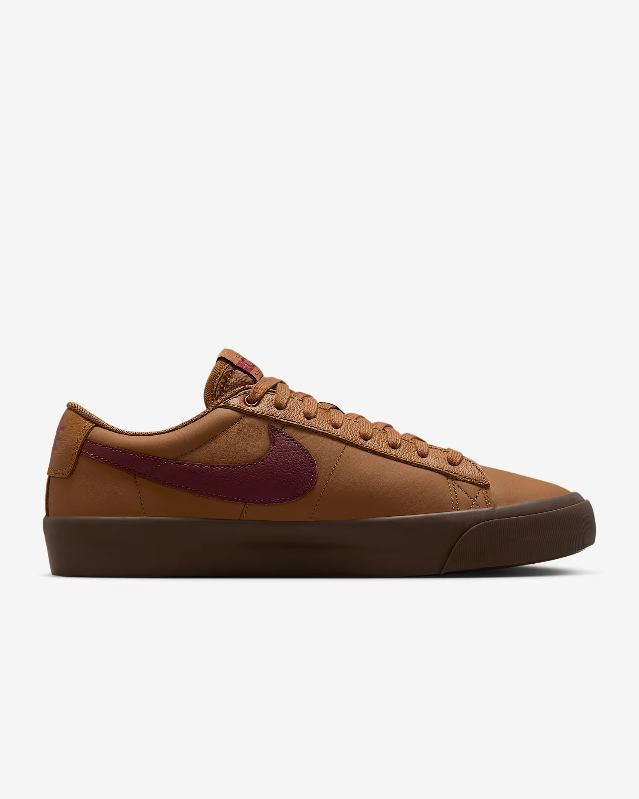 DV1226-200 Nike SB Blazer Low Pro GT Light British Tan Gum Yellow (Men's)
