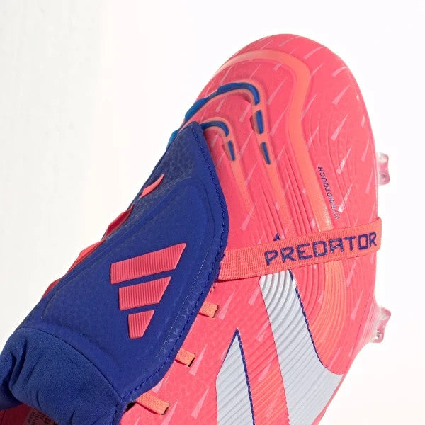 JI1093 adidas Predator Elite Fold-Over Tongue FG Signal Coral Cloud White (Men's