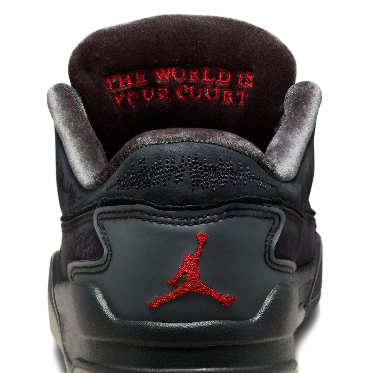 HQ2958-006 Who Decides War Nike Jordan Flight Court SP Tela (Women's)